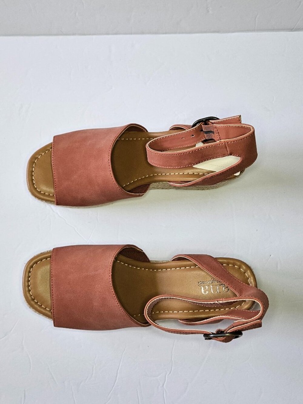 a.n.a Espadrille Platform Wedge Sandals Women Size 7.5 - Picture 3 of 9
